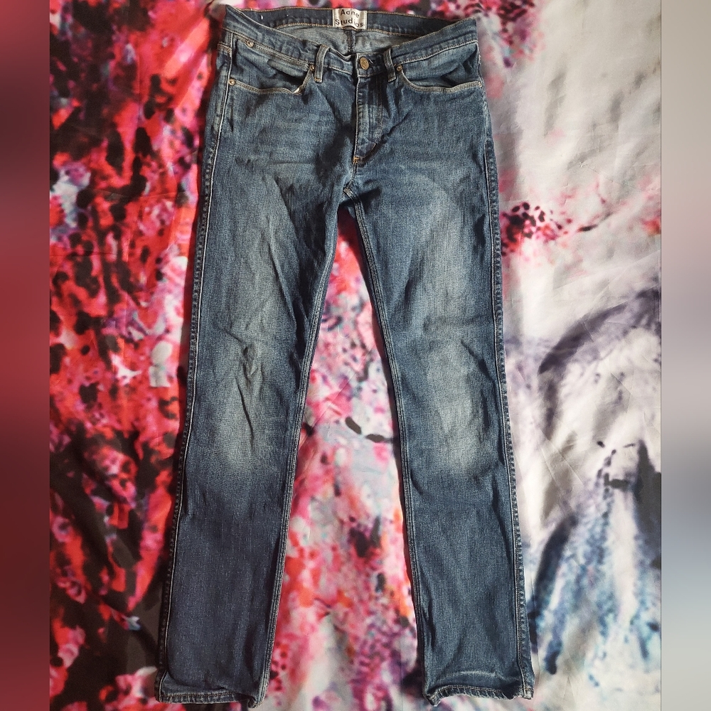 Classic Men’s Slim Straight Blue Jeans